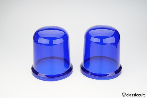Hella KLJ80 rotating beacon blue lens NOS