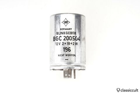 SWF GERMANY 12V Flasher BGC 200.504 NOS