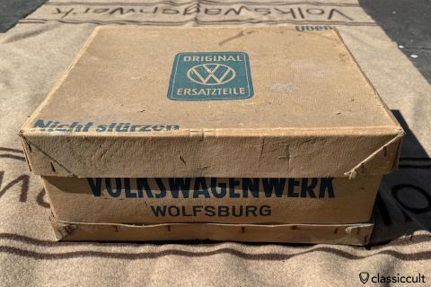 Rare Volkswagenwerk Wolfsburg Original Ersatzteile Box